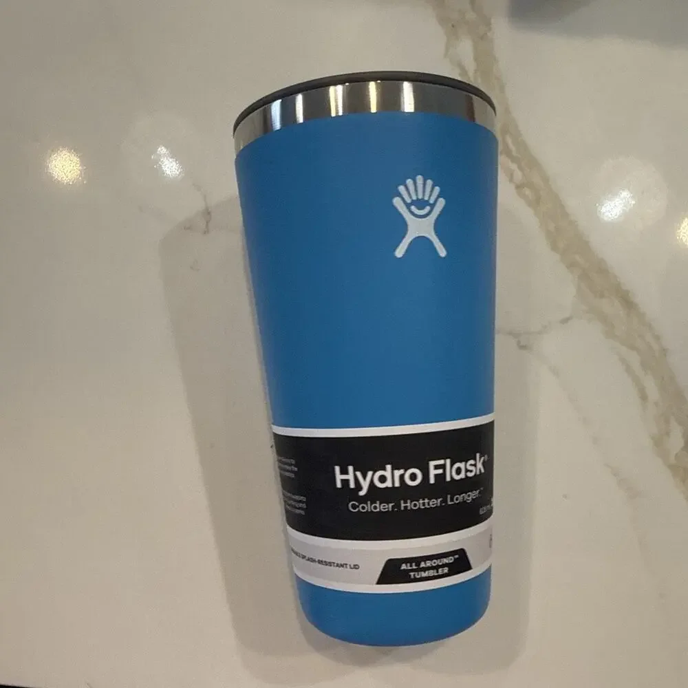 NEW Hydro Flask All Around Stainless Steel Tumbler, Pacific Blue 28 oz
